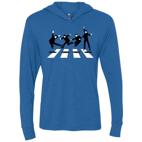 T-Shirts Vintage Royal / X-Small Abbey Jump Triblend Long Sleeve Hoodie Tee