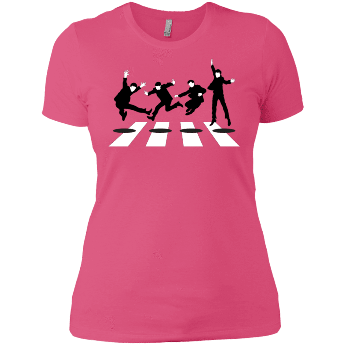 T-Shirts Hot Pink / X-Small Abbey Jump Women's Premium T-Shirt