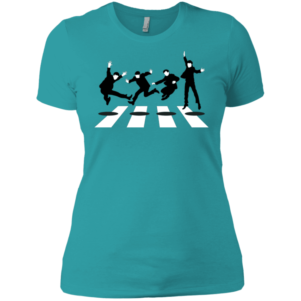 T-Shirts Tahiti Blue / X-Small Abbey Jump Women's Premium T-Shirt