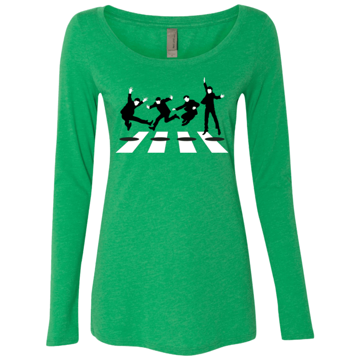 T-Shirts Envy / Small Abbey Jump Women's Triblend Long Sleeve Shirt