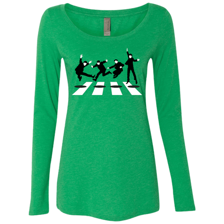 T-Shirts Envy / Small Abbey Jump Women's Triblend Long Sleeve Shirt