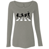 T-Shirts Venetian Grey / Small Abbey Jump Women's Triblend Long Sleeve Shirt