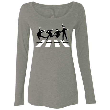 T-Shirts Venetian Grey / Small Abbey Jump Women's Triblend Long Sleeve Shirt