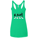 T-Shirts Envy / X-Small Abbey Jump Women's Triblend Racerback Tank