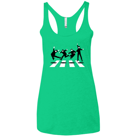 T-Shirts Envy / X-Small Abbey Jump Women's Triblend Racerback Tank