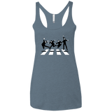 T-Shirts Indigo / X-Small Abbey Jump Women's Triblend Racerback Tank