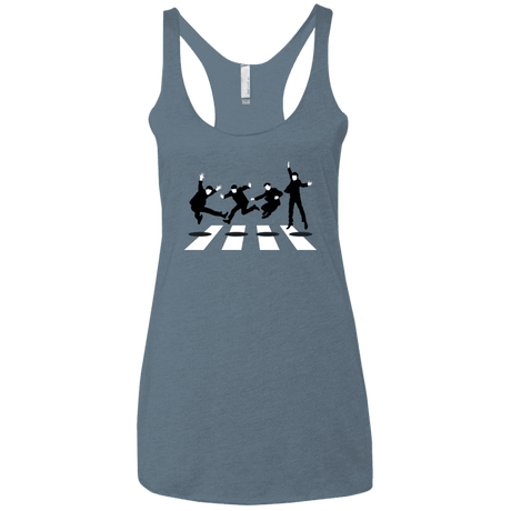 T-Shirts Indigo / X-Small Abbey Jump Women's Triblend Racerback Tank