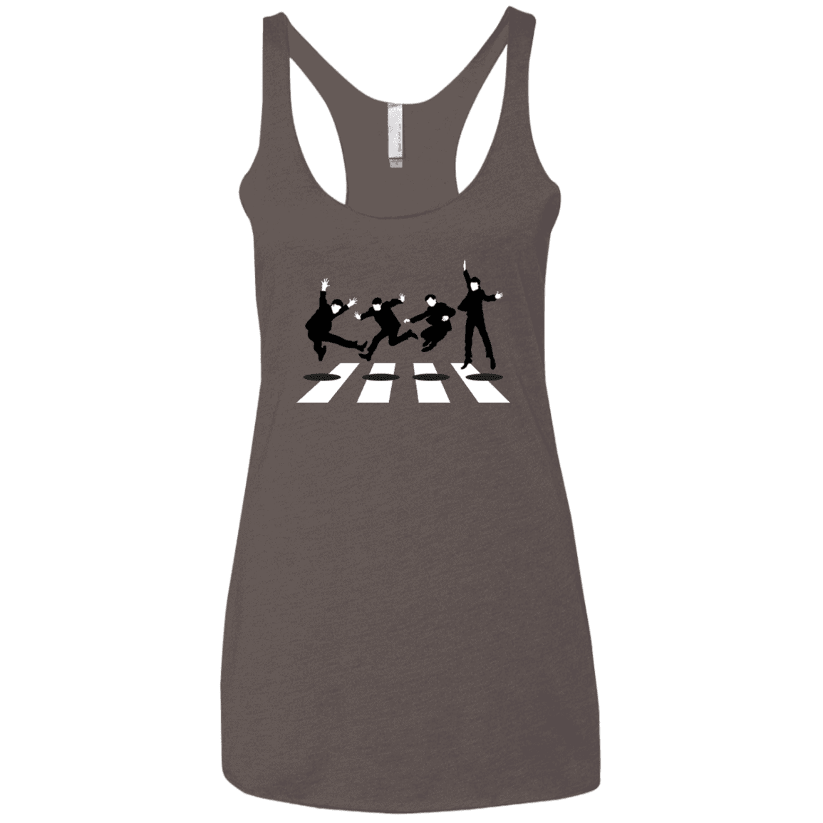 T-Shirts Macchiato / X-Small Abbey Jump Women's Triblend Racerback Tank