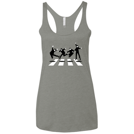 T-Shirts Venetian Grey / X-Small Abbey Jump Women's Triblend Racerback Tank