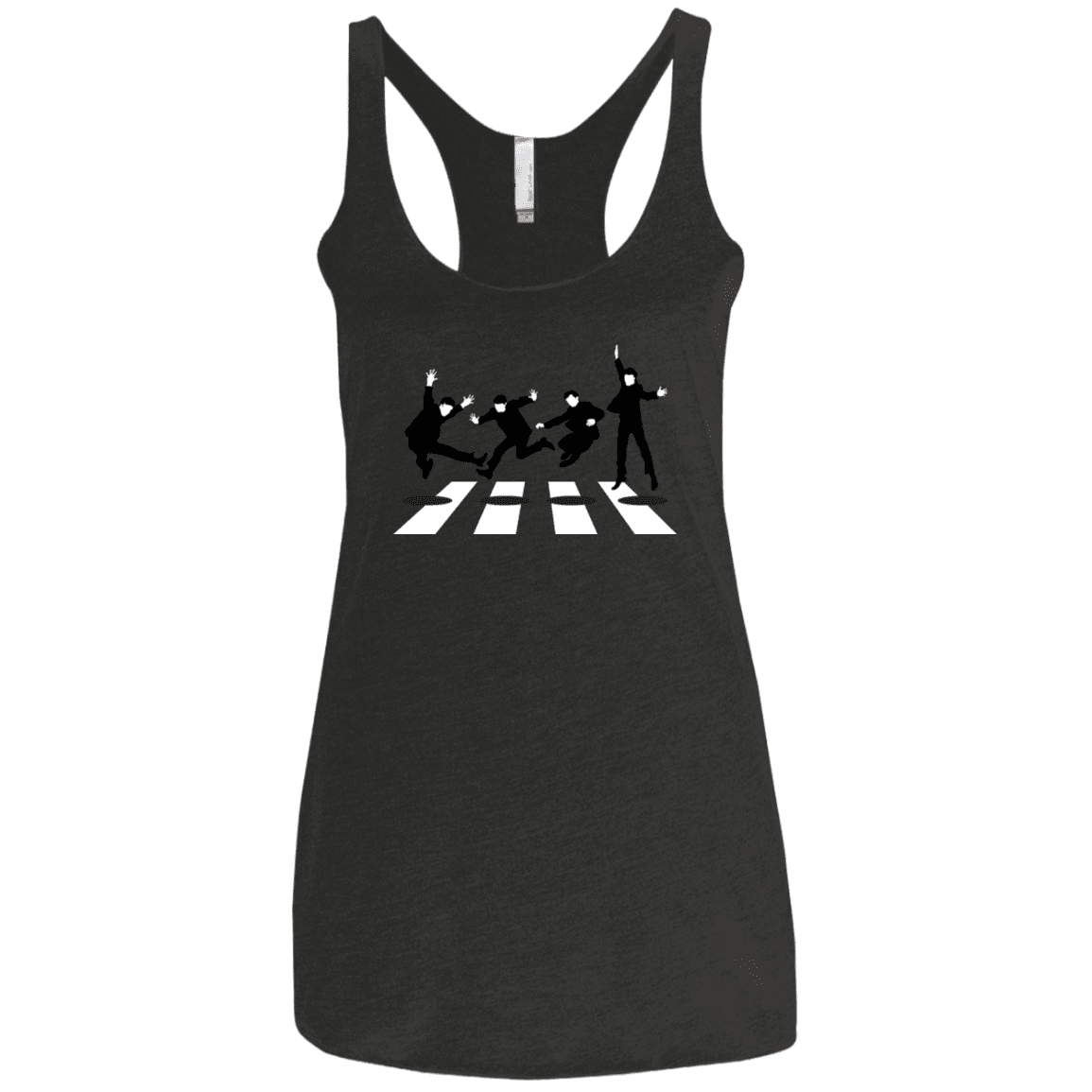 T-Shirts Vintage Black / X-Small Abbey Jump Women's Triblend Racerback Tank