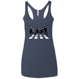 T-Shirts Vintage Navy / X-Small Abbey Jump Women's Triblend Racerback Tank