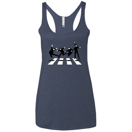 T-Shirts Vintage Navy / X-Small Abbey Jump Women's Triblend Racerback Tank