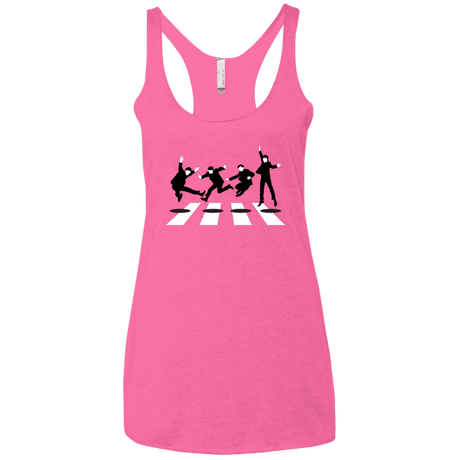 T-Shirts Vintage Pink / X-Small Abbey Jump Women's Triblend Racerback Tank
