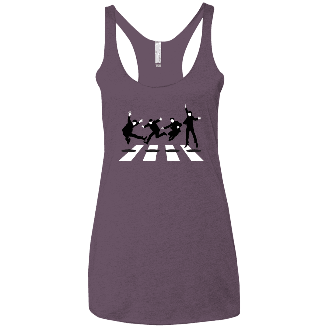 T-Shirts Vintage Purple / X-Small Abbey Jump Women's Triblend Racerback Tank