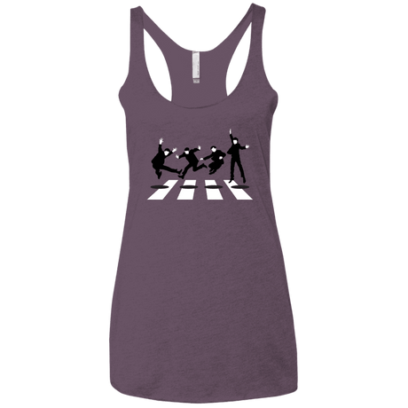 T-Shirts Vintage Purple / X-Small Abbey Jump Women's Triblend Racerback Tank