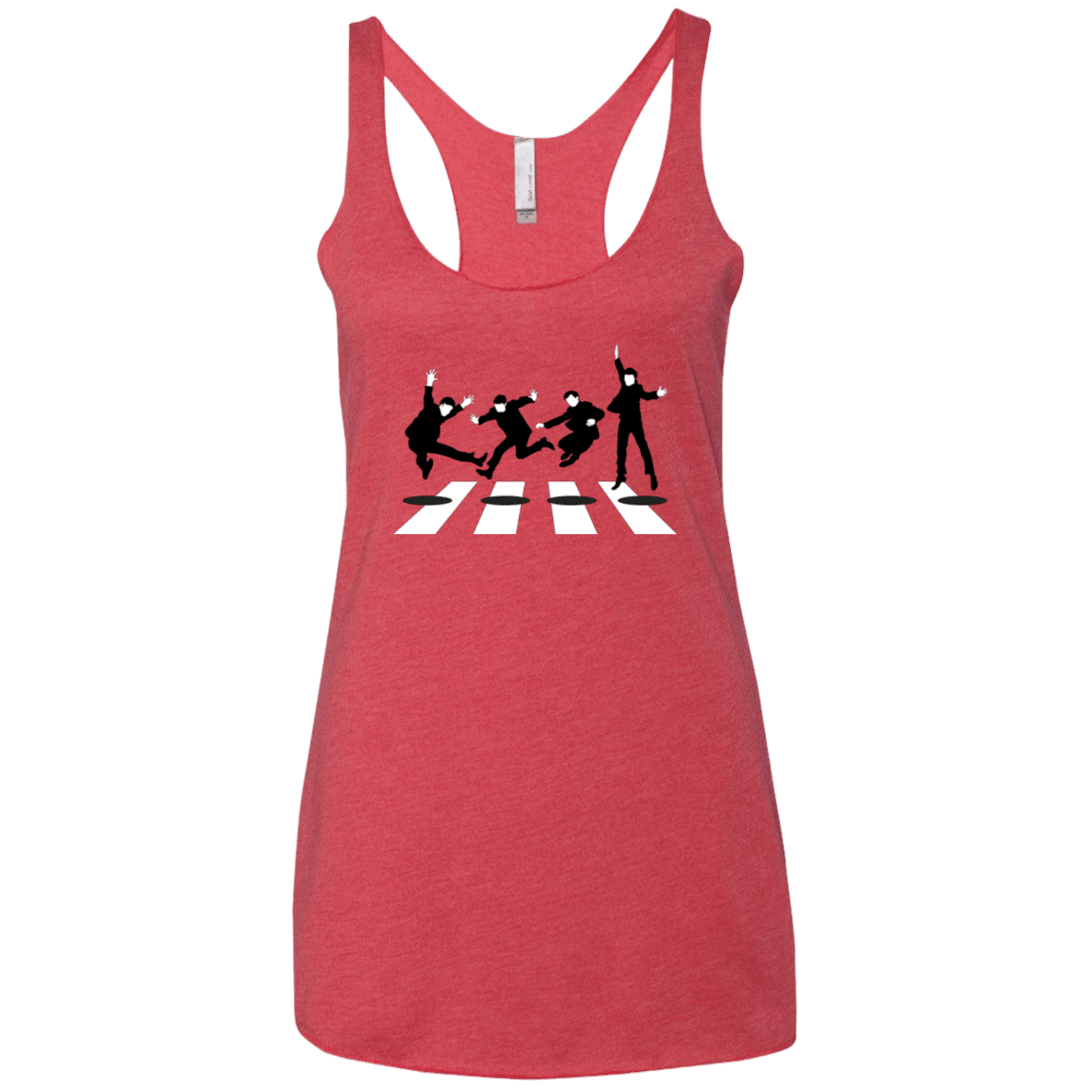 T-Shirts Vintage Red / X-Small Abbey Jump Women's Triblend Racerback Tank