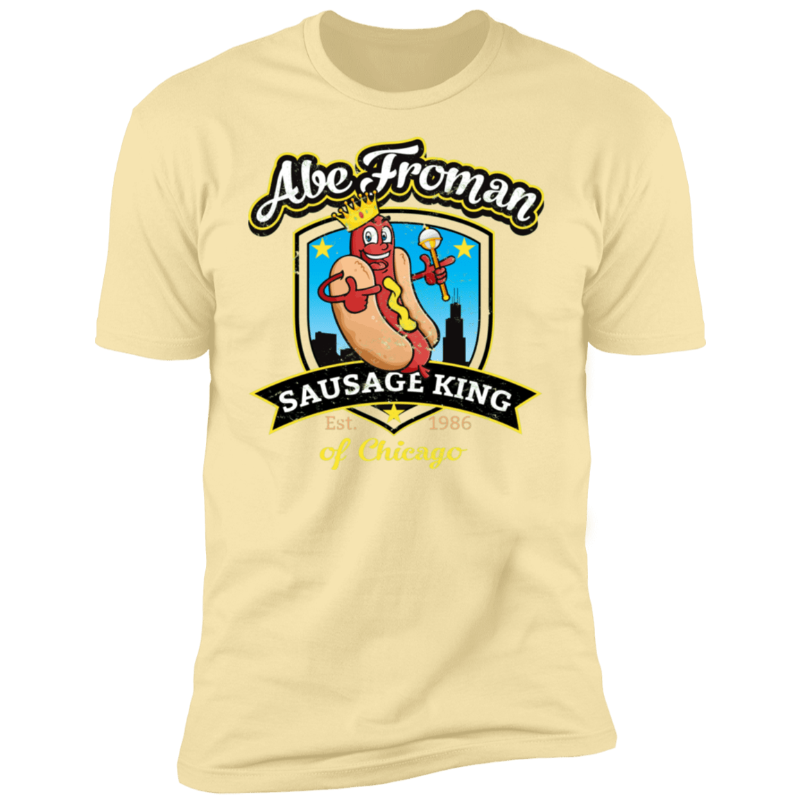 T-Shirts Banana Cream / S Abe Froman Sausage King Men's Premium T-Shirt