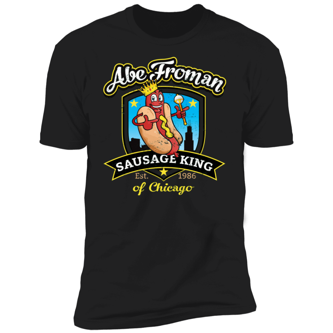 T-Shirts Black / S Abe Froman Sausage King Men's Premium T-Shirt