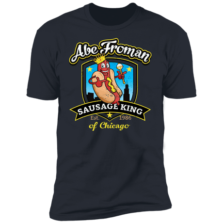 T-Shirts Indigo / S Abe Froman Sausage King Men's Premium T-Shirt