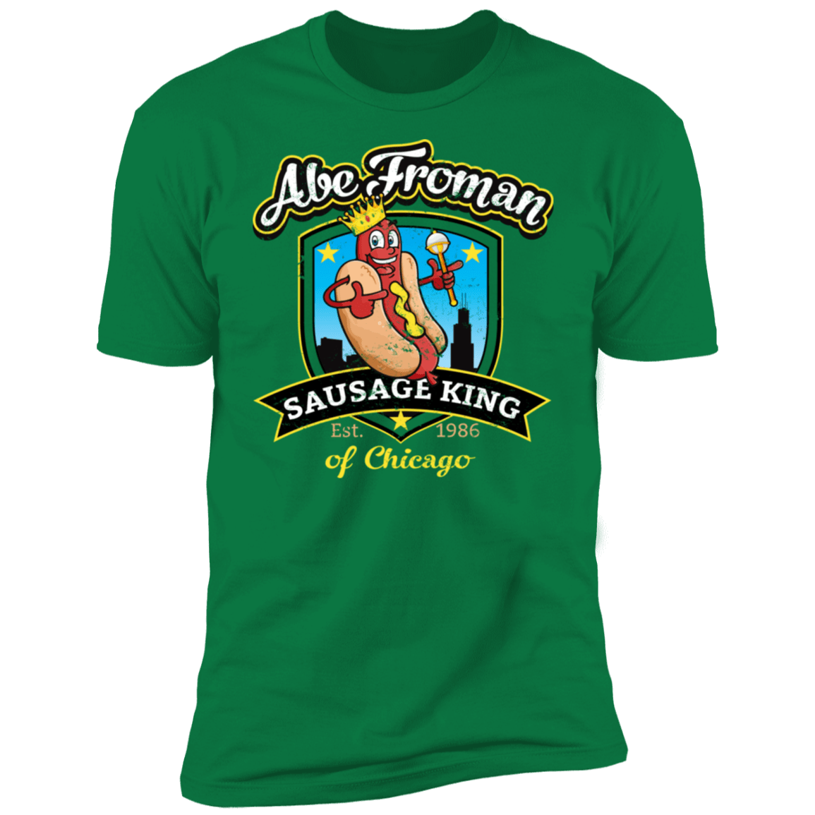 T-Shirts Kelly Green / S Abe Froman Sausage King Men's Premium T-Shirt