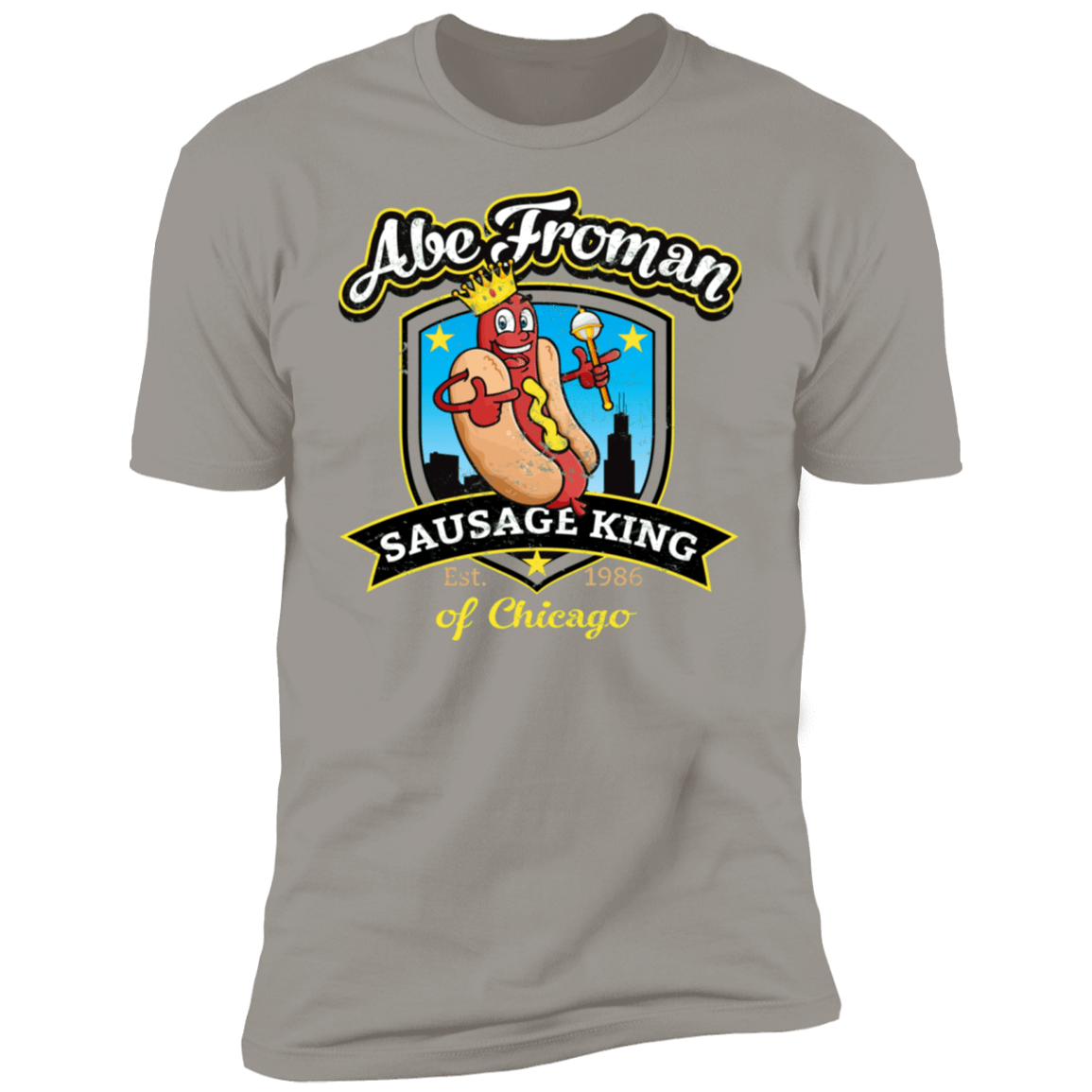 T-Shirts Light Grey / S Abe Froman Sausage King Men's Premium T-Shirt