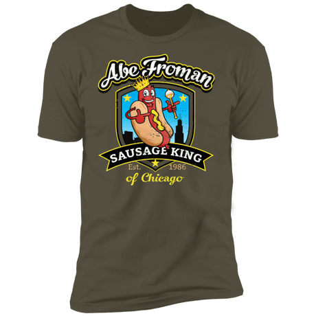 T-Shirts Military Green / S Abe Froman Sausage King Men's Premium T-Shirt