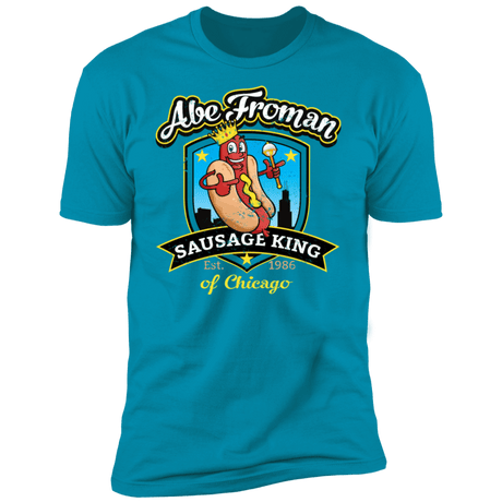 T-Shirts Turquoise / S Abe Froman Sausage King Men's Premium T-Shirt