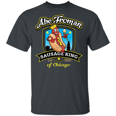 T-Shirts Dark Heather / S Abe Froman Sausage King T-Shirt
