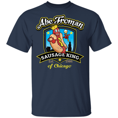 T-Shirts Navy / S Abe Froman Sausage King T-Shirt