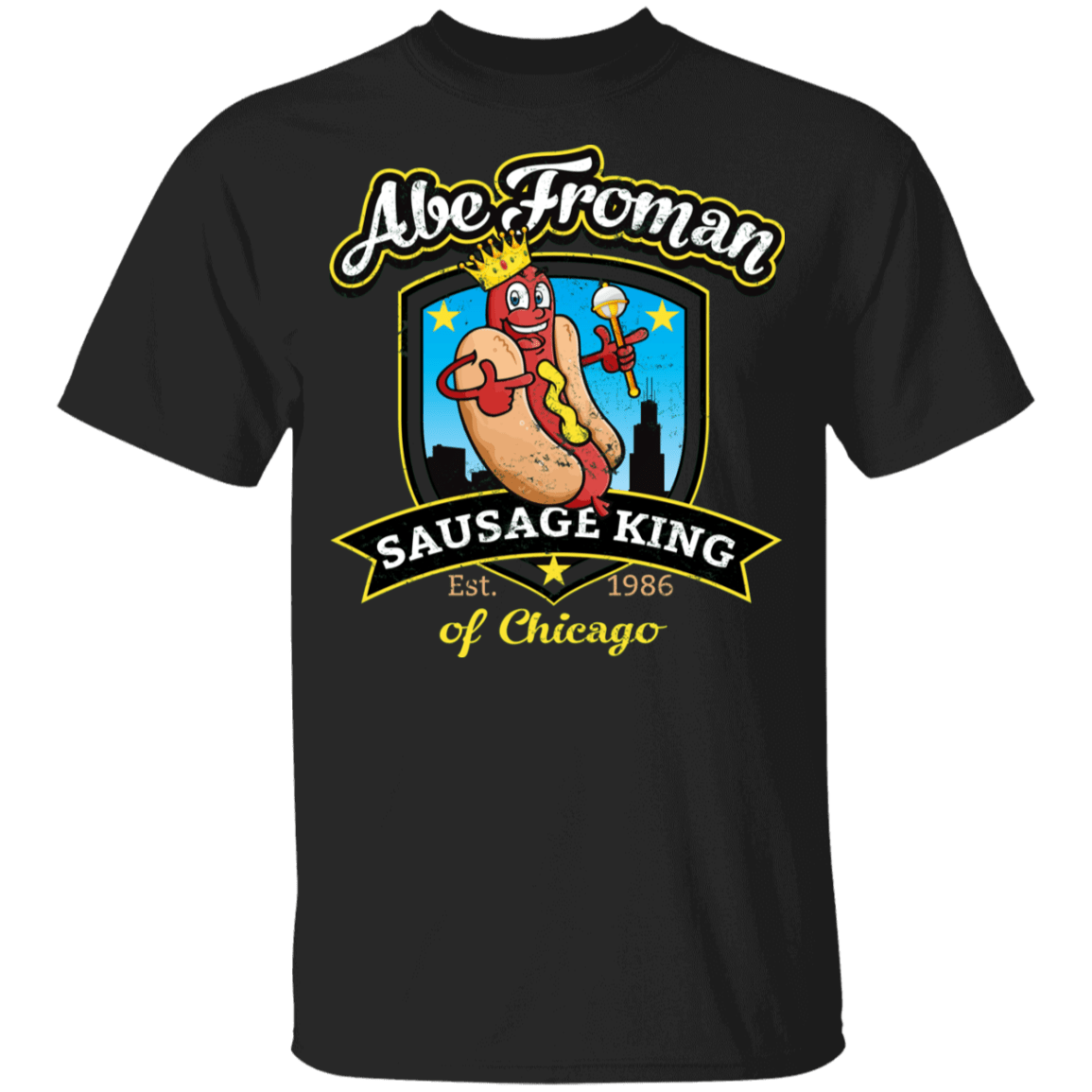 T-Shirts Black / YXS Abe Froman Sausage King Youth T-Shirt