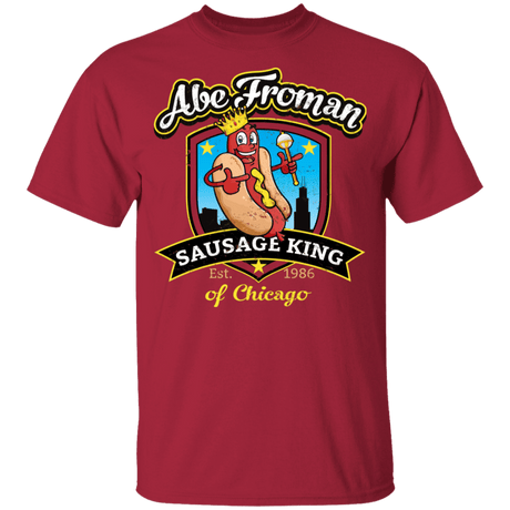 T-Shirts Cardinal / YXS Abe Froman Sausage King Youth T-Shirt