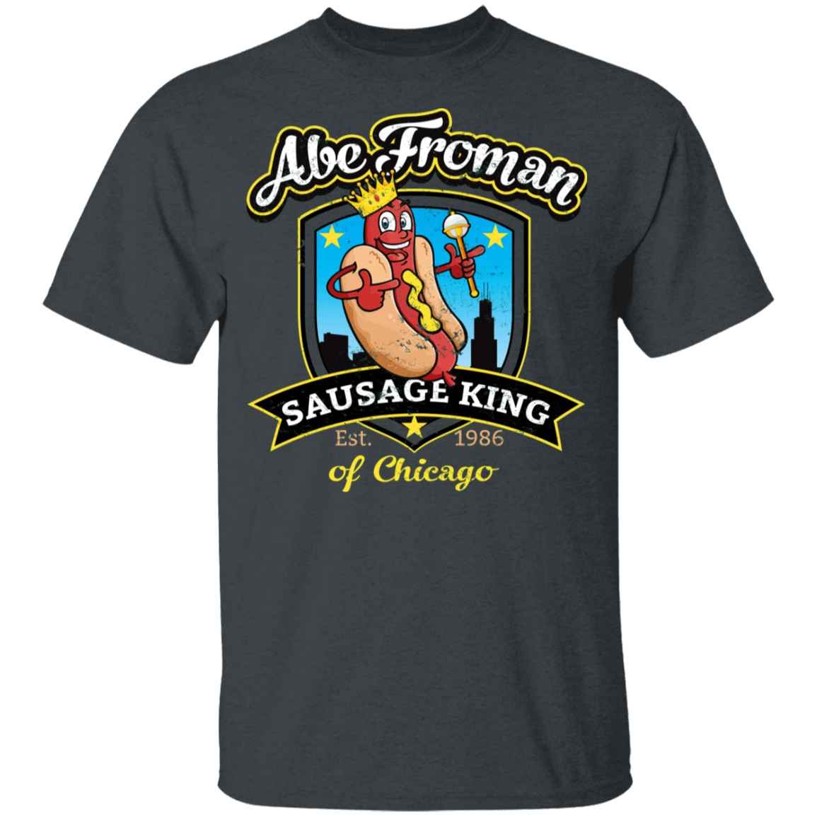 T-Shirts Dark Heather / YXS Abe Froman Sausage King Youth T-Shirt