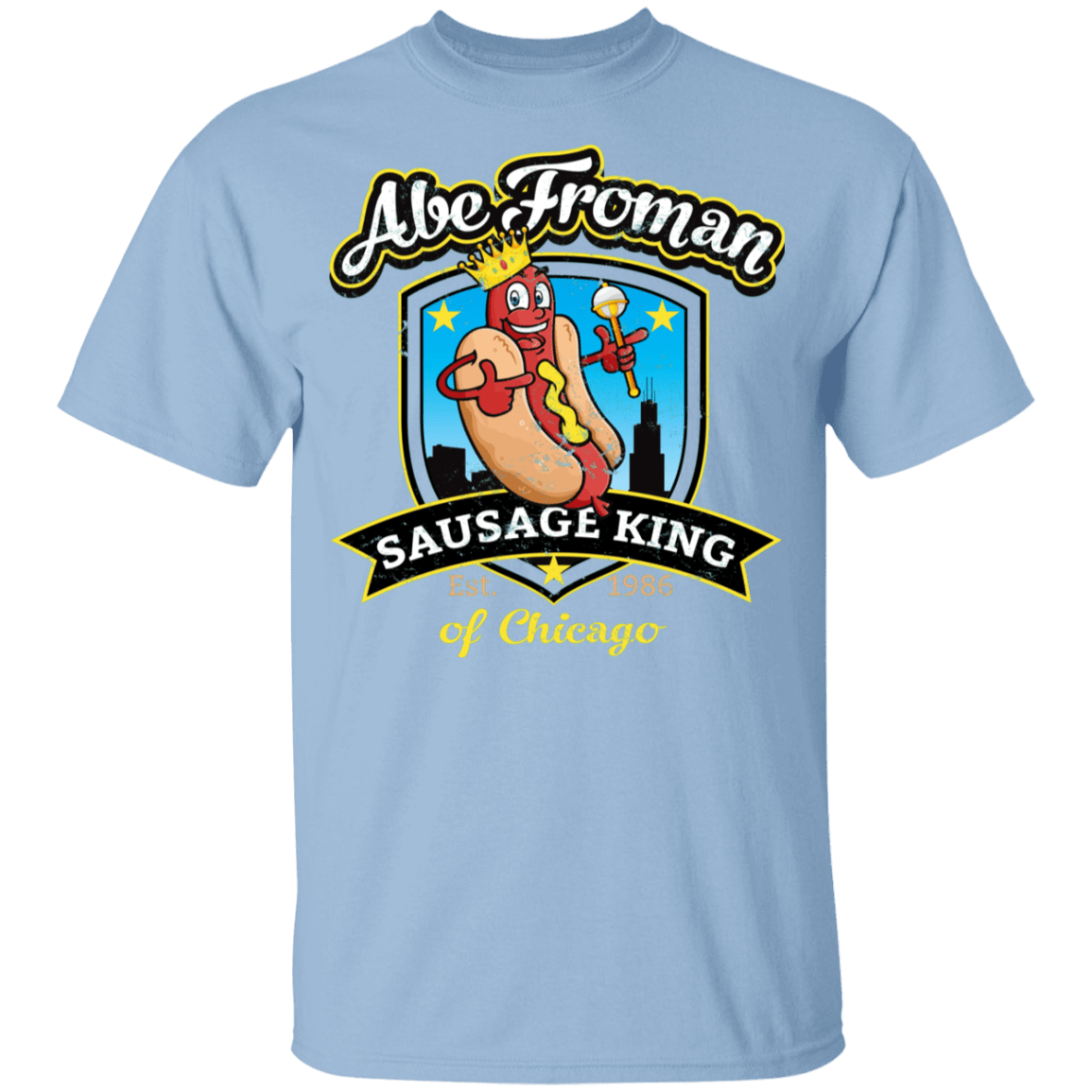 T-Shirts Light Blue / YXS Abe Froman Sausage King Youth T-Shirt