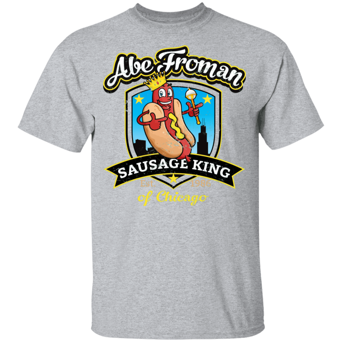 T-Shirts Sport Grey / YXS Abe Froman Sausage King Youth T-Shirt