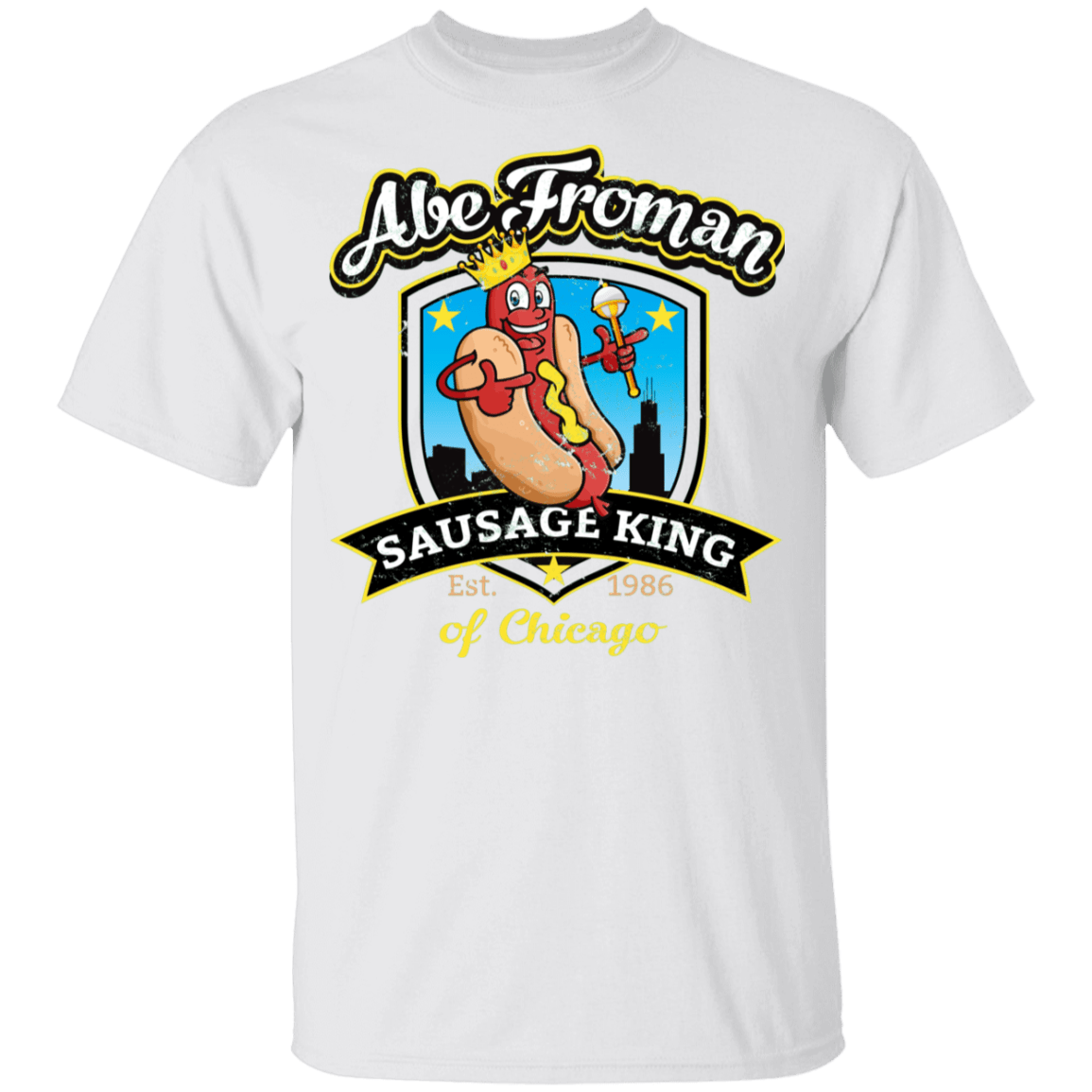 T-Shirts White / YXS Abe Froman Sausage King Youth T-Shirt