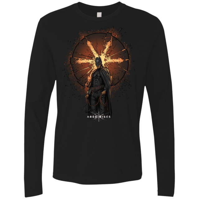 T-Shirts Black / Small Abed Rises Men's Premium Long Sleeve