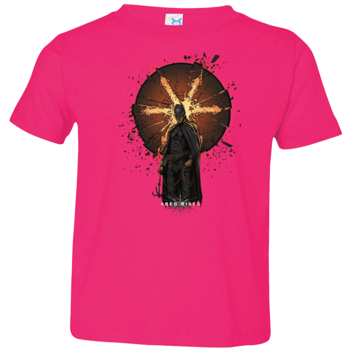 T-Shirts Hot Pink / 2T Abed Rises Toddler Premium T-Shirt