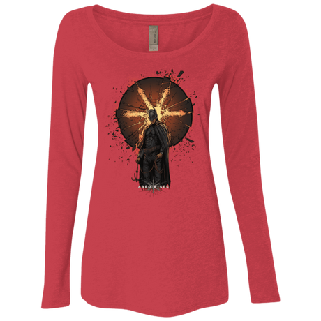 T-Shirts Vintage Red / Small Abed Rises Women's Triblend Long Sleeve Shirt
