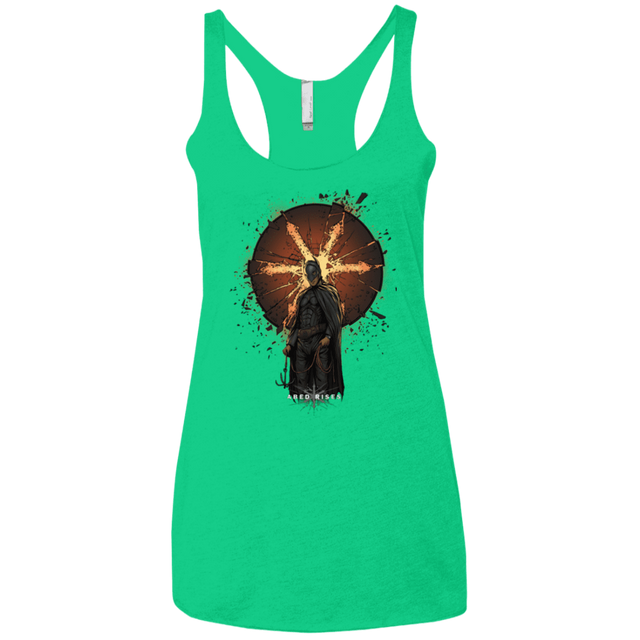 T-Shirts Envy / X-Small Abed Rises Women's Triblend Racerback Tank