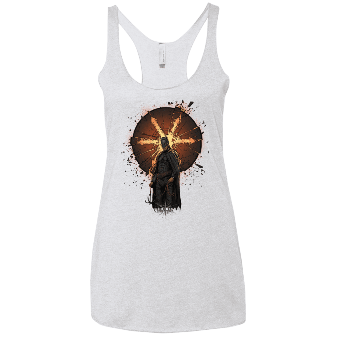 T-Shirts Heather White / X-Small Abed Rises Women's Triblend Racerback Tank