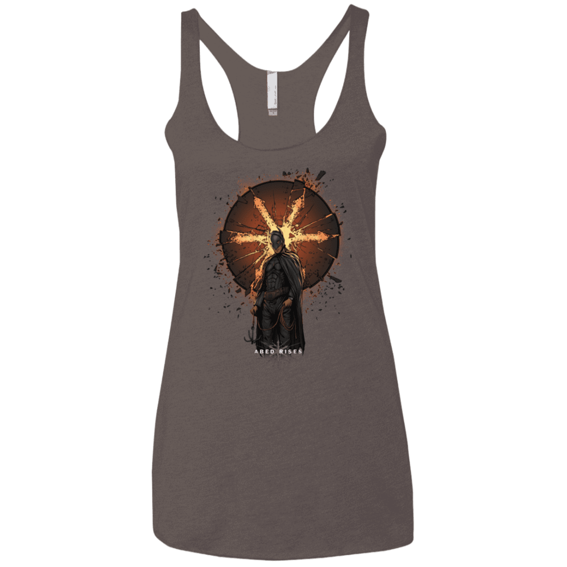 T-Shirts Macchiato / X-Small Abed Rises Women's Triblend Racerback Tank