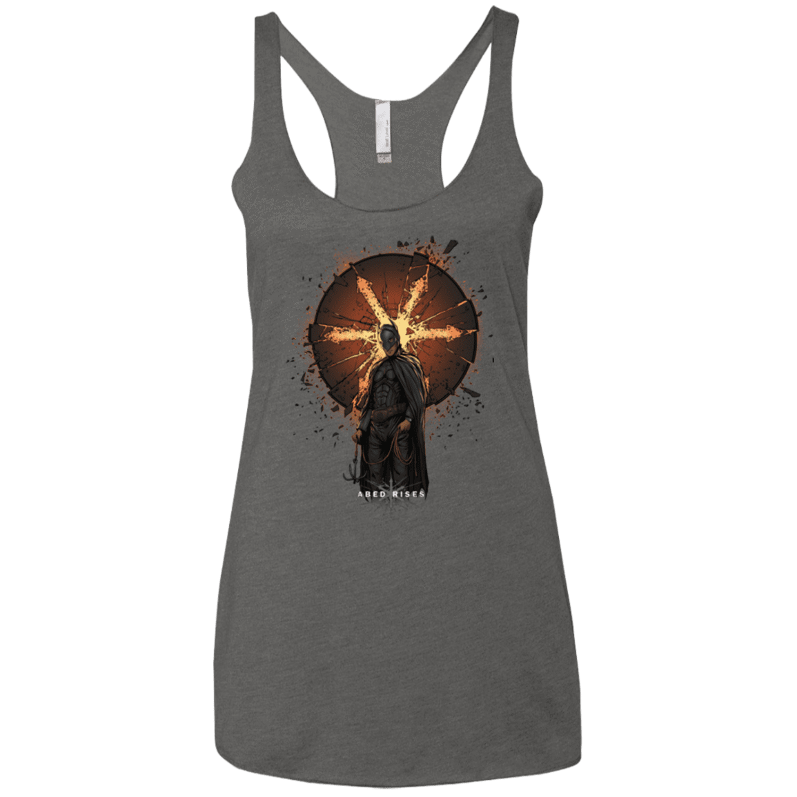 T-Shirts Premium Heather / X-Small Abed Rises Women's Triblend Racerback Tank