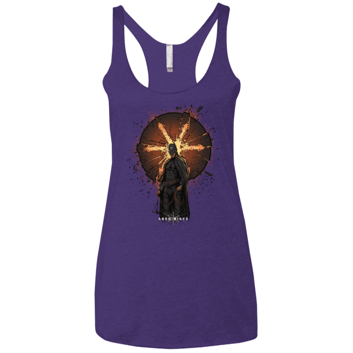 T-Shirts Purple / X-Small Abed Rises Women's Triblend Racerback Tank