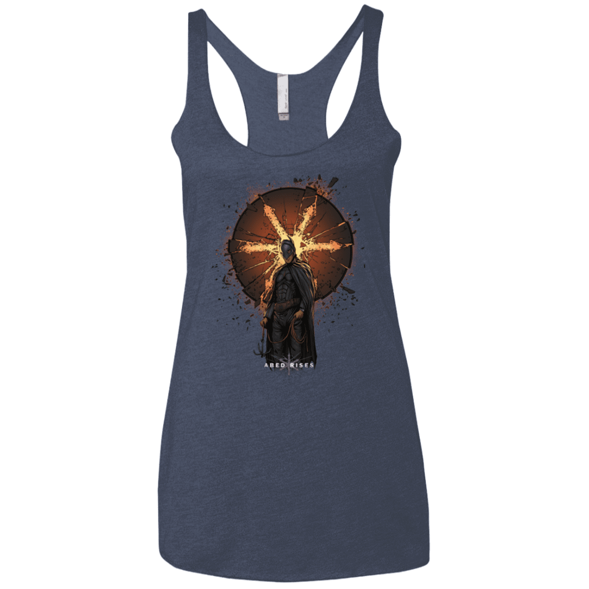 T-Shirts Vintage Navy / X-Small Abed Rises Women's Triblend Racerback Tank
