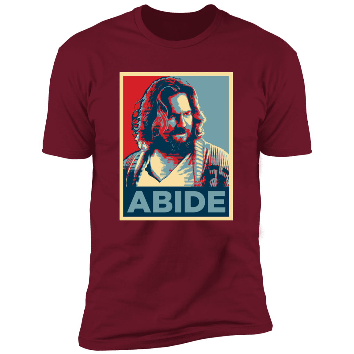 T-Shirts Cardinal / S Abide Hope Dude Men's Premium T-Shirt