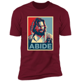 T-Shirts Cardinal / S Abide Hope Dude Men's Premium T-Shirt