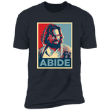 T-Shirts Indigo / S Abide Hope Dude Men's Premium T-Shirt