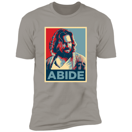 T-Shirts Light Grey / S Abide Hope Dude Men's Premium T-Shirt