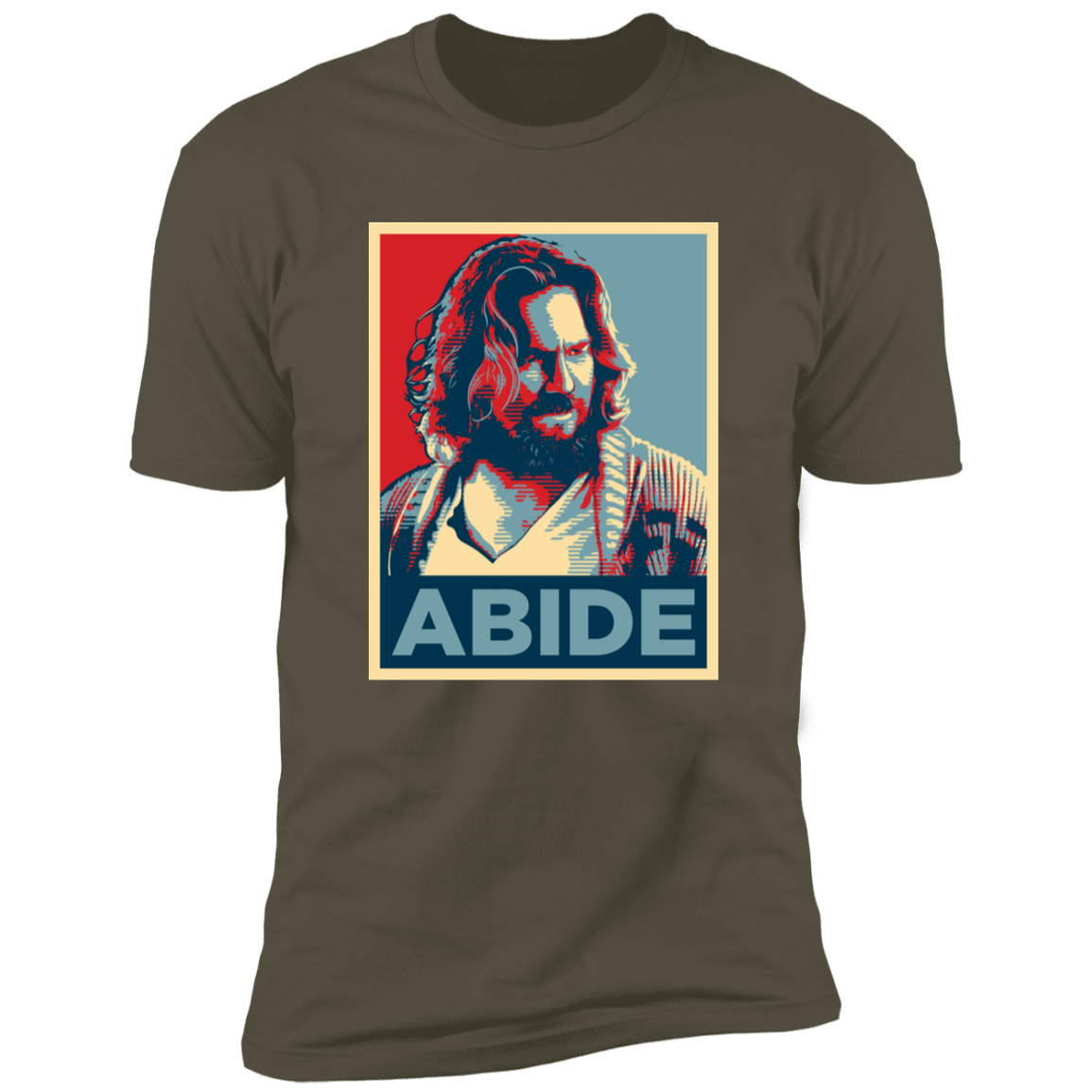 T-Shirts Military Green / S Abide Hope Dude Men's Premium T-Shirt