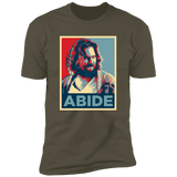 T-Shirts Military Green / S Abide Hope Dude Men's Premium T-Shirt